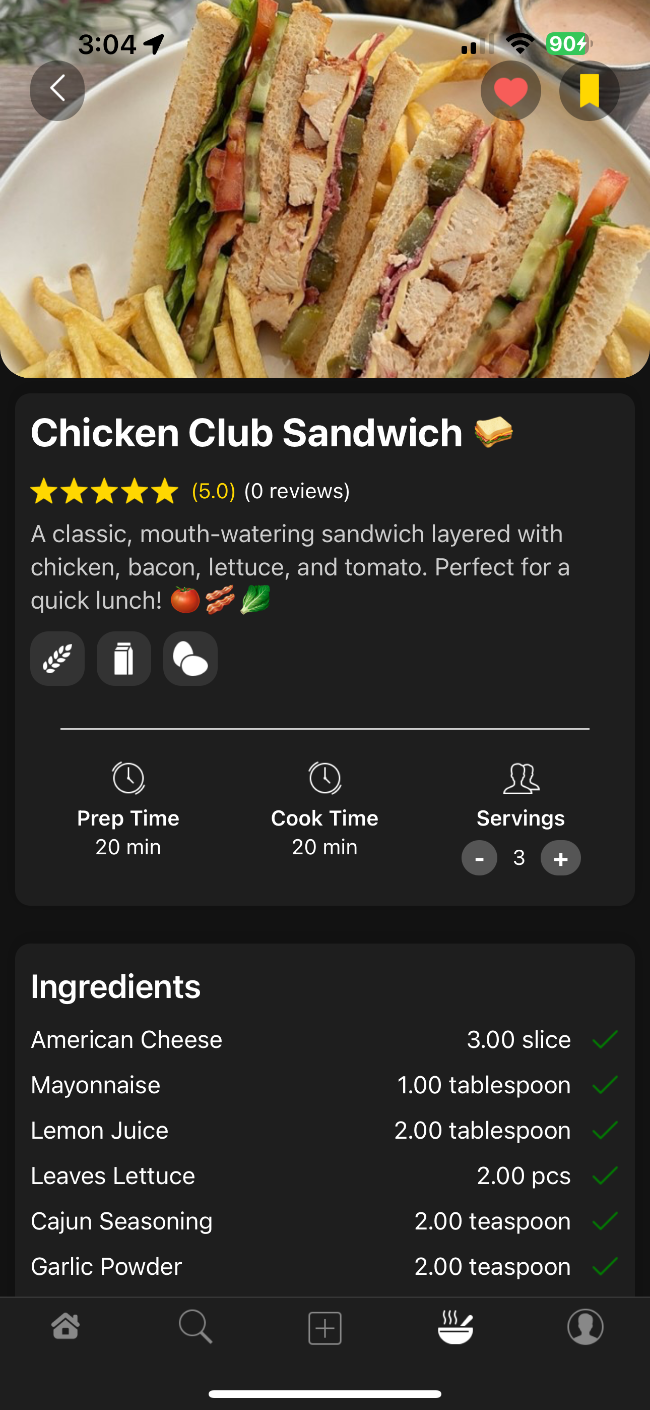Fresh Recipe